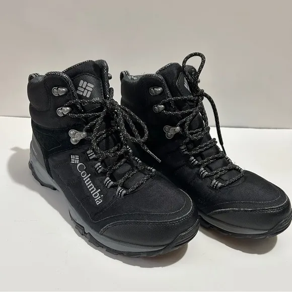 Columbia Black Hiking Boots with Durable Design