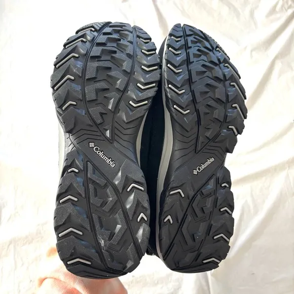 Columbia Men's Crestwood Waterproof Black hiking Shoes SZ 10 NWT