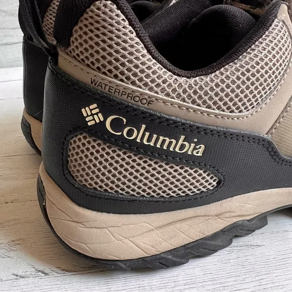 Columbia Mens Granite Trail Waterproof Hiking Shoes 13 Gray Black Outdoor Trail
