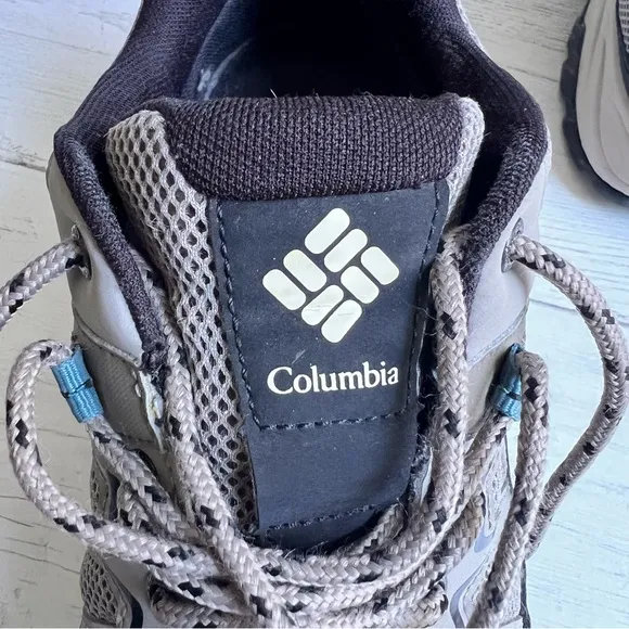 Columbia Mens Granite Trail Waterproof Hiking Shoes 13 Gray Black Outdoor Trail