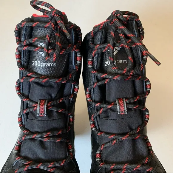 Columbia Men’s Size 9.5 Wide Bugaboot III In Black &amp; Red NEW IN BOX
