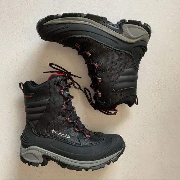 Columbia Men’s Size 9.5 Wide Bugaboot III In Black &amp; Red NEW IN BOX