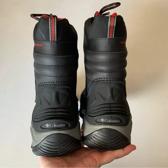 Columbia Men’s Size 9.5 Wide Bugaboot III In Black &amp; Red NEW IN BOX