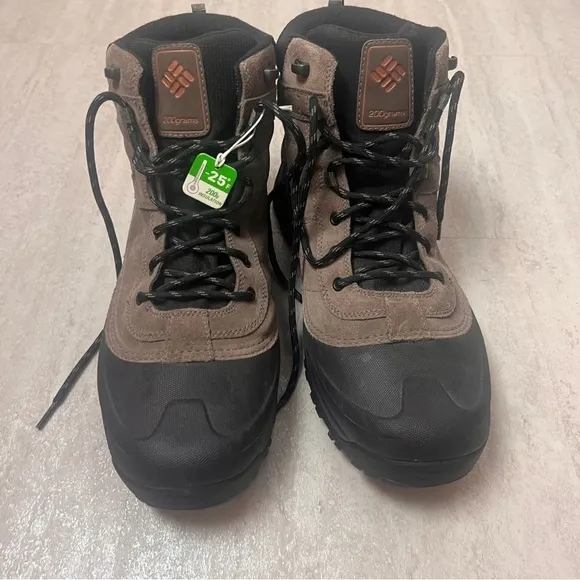 Columbia Snow Blade Wp boots brown black size 14