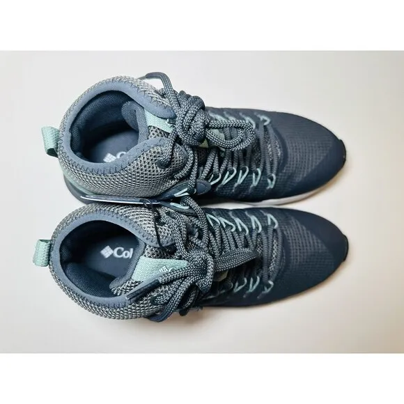 COLUMBIA Trailstorm Mid Waterproof Graphite Green Outdoor Shoe Women's 10.5 NEW