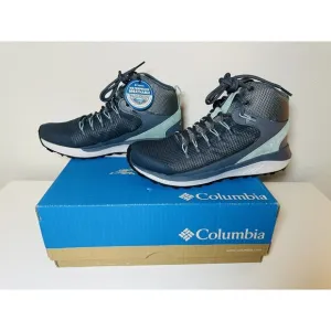 COLUMBIA Trailstorm Mid Waterproof Graphite Green Outdoor Shoe Women's 10.5 NEW