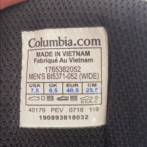Columbia Unisx Gray Crestwood Mid Waterproof Hiking Boot