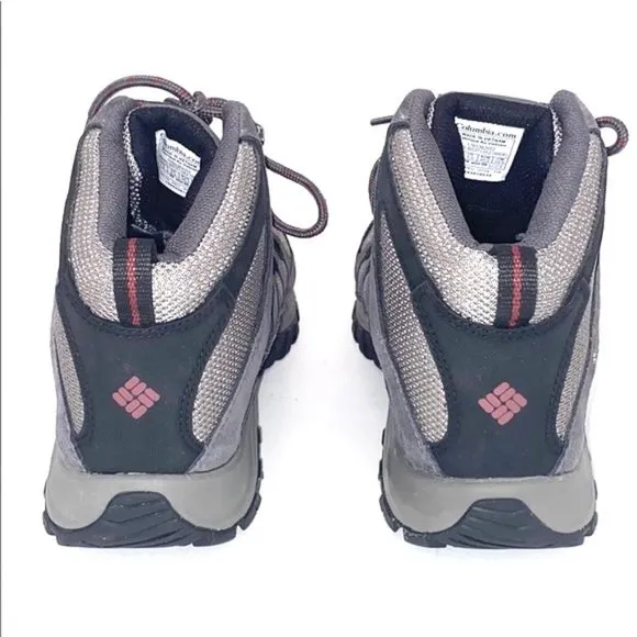 Columbia Unisx Gray Crestwood Mid Waterproof Hiking Boot