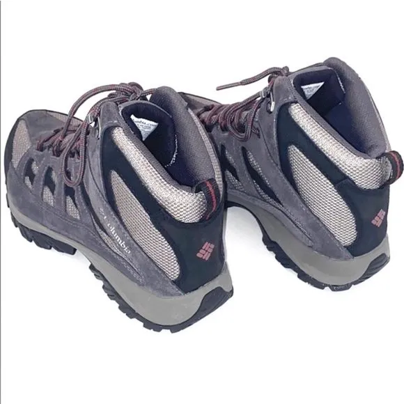 Columbia Unisx Gray Crestwood Mid Waterproof Hiking Boot