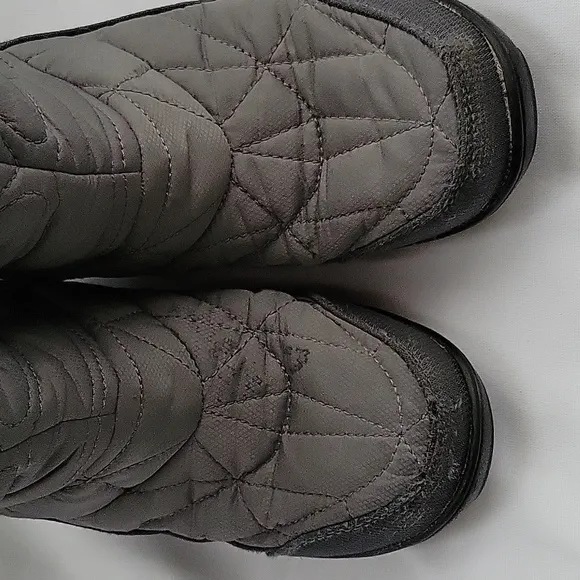 Columbia Winter Snow Waterproof Grey Boots w/ Omni-heat &amp; Omni-grip - Unisex 4Y