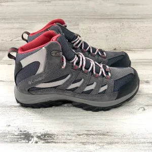 Columbia Women’s Crestwood Mid Lace Up Waterproof Hiking Boots Size 9 NIB