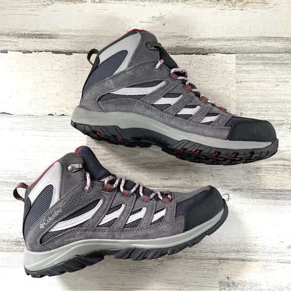 Columbia Women’s Crestwood Mid Lace Up Waterproof Hiking Boots Size 9 NIB