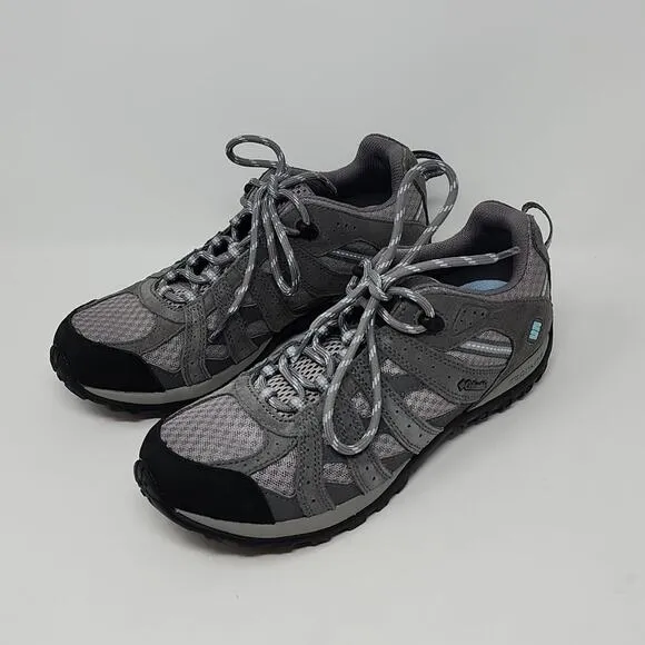 Columbia Women's Redmond Grey Outdoor Hiking Shoes Size 8