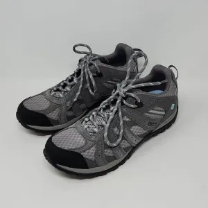 Columbia Women's Redmond Grey Outdoor Hiking Shoes Size 8