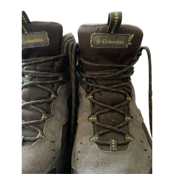 Columbia Men's Brown Lace Up Waterproof Coretek Hiking Boots Size 9.5