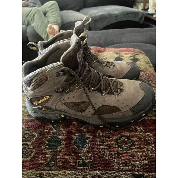 Columbia Men's Brown Lace Up Waterproof Coretek Hiking Boots Size 9.5