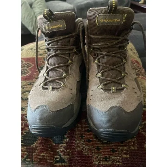 Columbia Men's Brown Lace Up Waterproof Coretek Hiking Boots Size 9.5