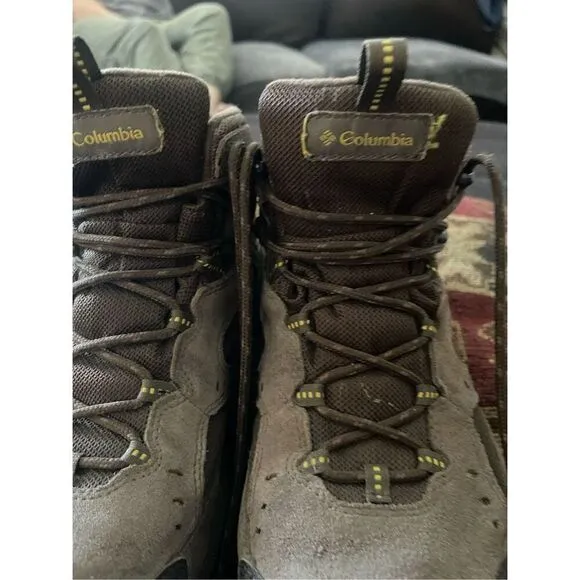 Columbia Men's Brown Lace Up Waterproof Coretek Hiking Boots Size 9.5