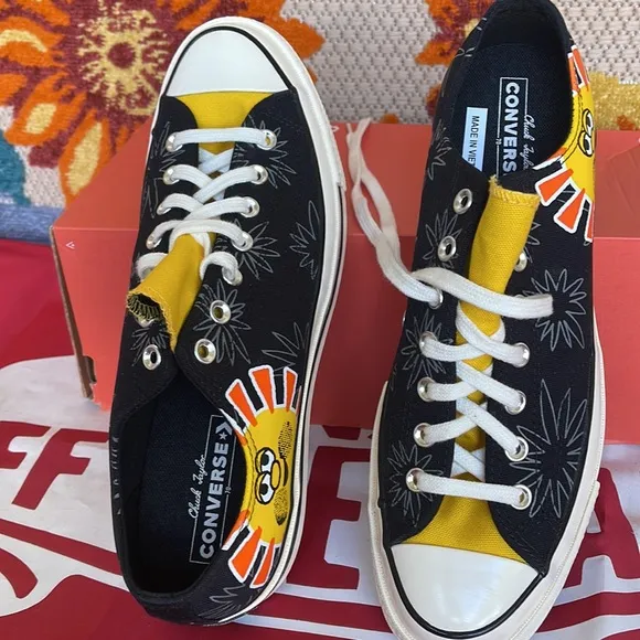 Converse 172825CCHUCK TAYLOR 70 OXBLACK/AMARILLO/BOLD MANDARINMen’s sneakers