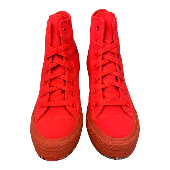 Converse 2013 CTAS Platform Plus Hidden Wedge Bold Pink Canvas Sneaker Womens 10