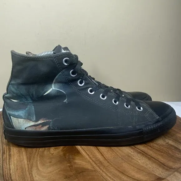 Converse All Star Batman DC Comics Rebirth Vol 1 Mens Black Batman Size 10 Shoes