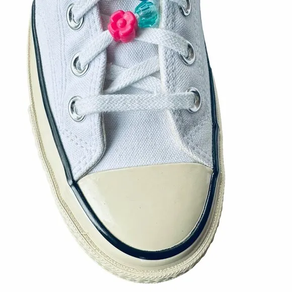 🤩Converse Chuck 70 High Top Shoes Sz 9.5 Women shoes Canvas White Pink A06845C