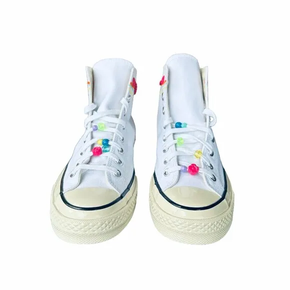 🤩Converse Chuck 70 High Top Shoes Sz 9.5 Women shoes Canvas White Pink A06845C