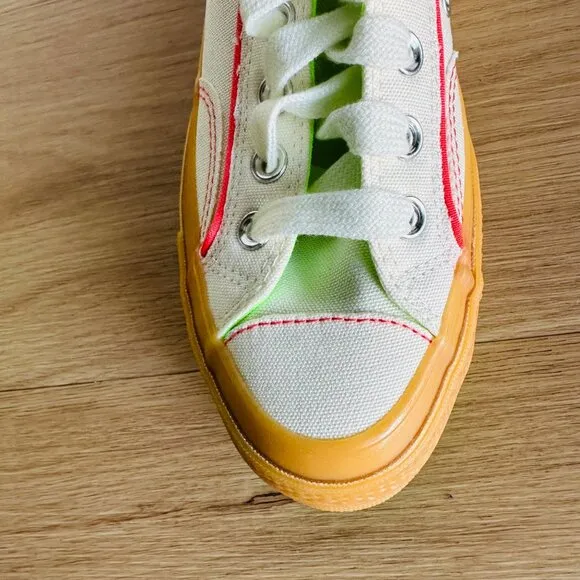 ⭐Converse Chuck 70 Retro Hoops Mens Shoes Size 5.5 Sneakers Beige Neon  A10929C