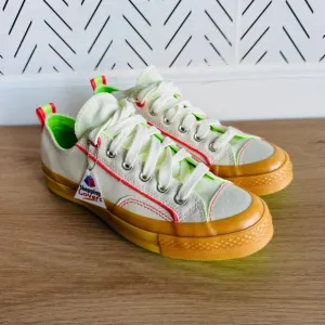 ⭐Converse Chuck 70 Retro Hoops Mens Shoes Size 5.5 Sneakers Beige Neon  A10929C