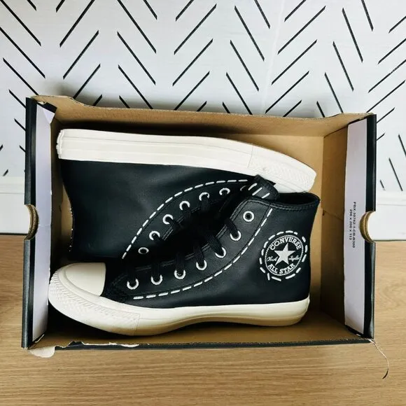 ⭐Converse Chuck Taylor All Star Bold Stitch Size 7.5 Women's Shoes Black A07954C