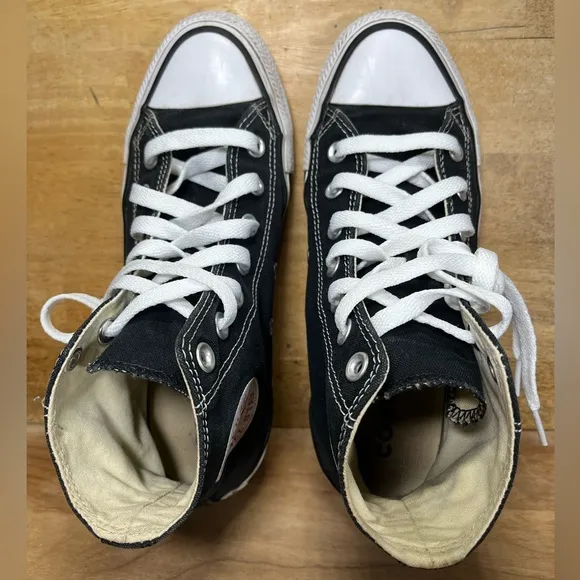 Converse Chuck Taylor All Star Hi Womens Size 7.5 Shoes Sneakers Black M9160