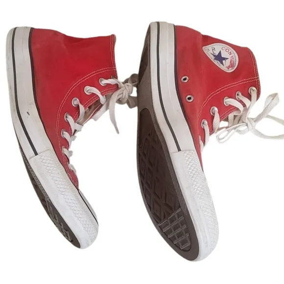 Converse Chuck Taylor All Star Red Hi Top Shoes