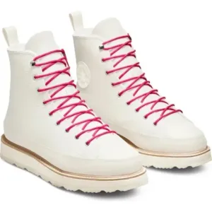 Converse Chuck Taylor Crafted Boot Hi Womens Sz 9 Leather Egret Pink 173212C NEW