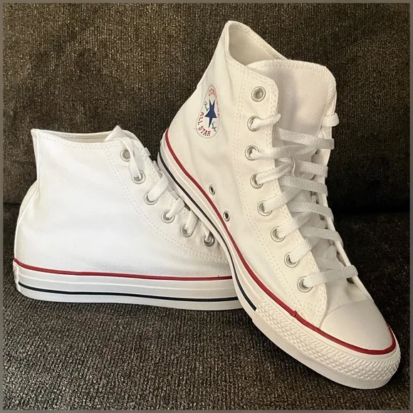 Converse Chuck Taylor White Hi Top Shoes Men -Size 8.5