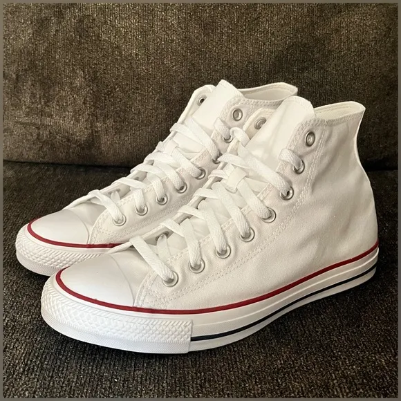 Converse Chuck Taylor White Hi Top Shoes Men -Size 8.5