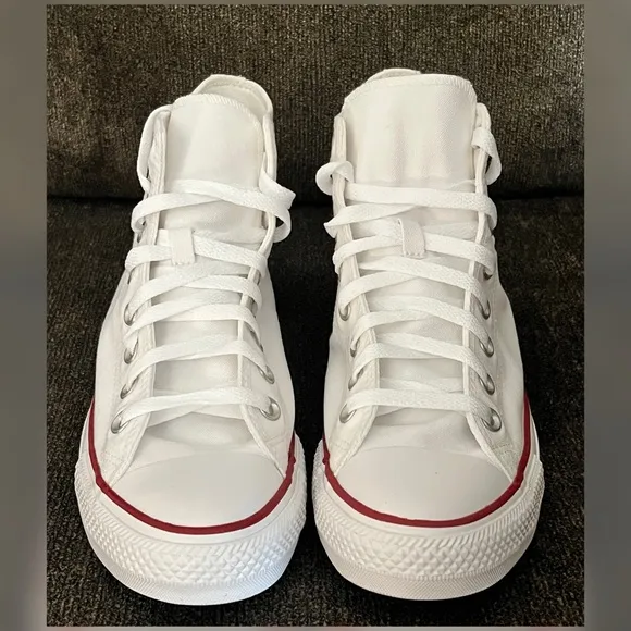 Converse Chuck Taylor White Hi Top Shoes Men -Size 8.5