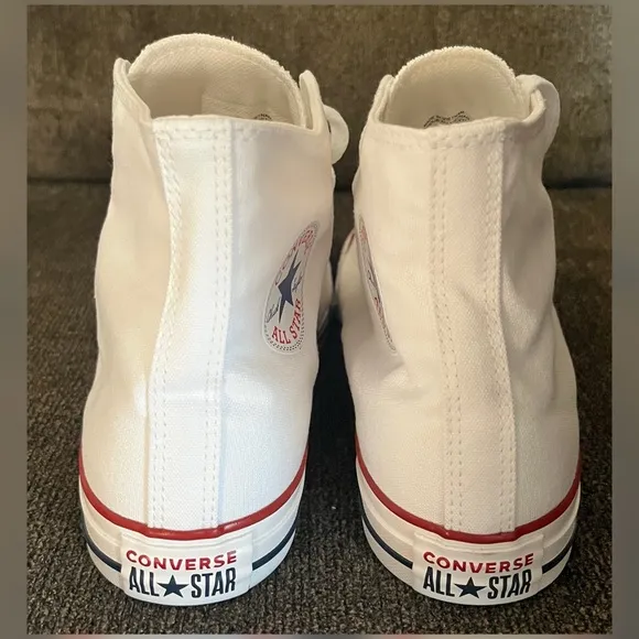 Converse Chuck Taylor White Hi Top Shoes Men -Size 8.5