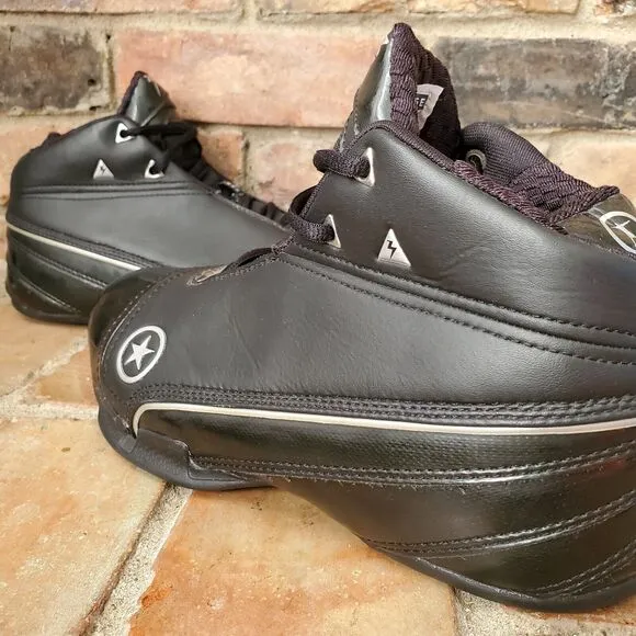 Converse Dwyane Wade 1.3 Mid Top Triple Black Basketball Sneakers Shoes Men's 7