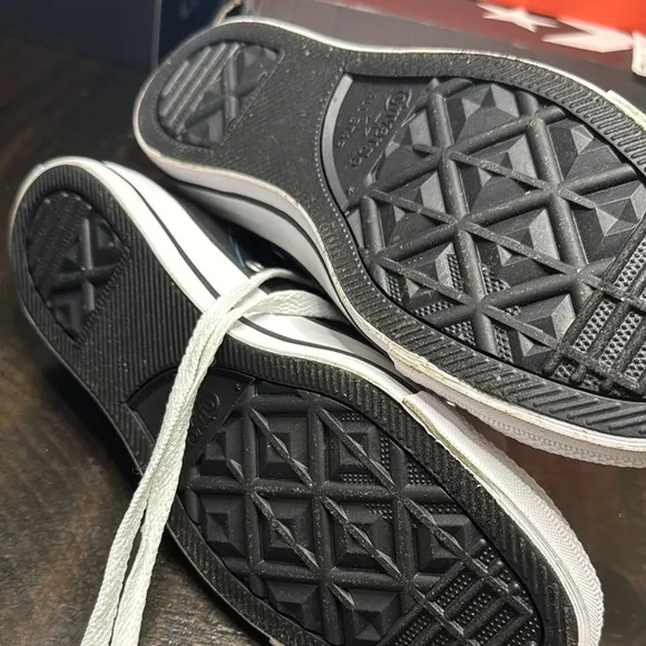 Converse Kids High-Top Sneakers - Black with Skull Design