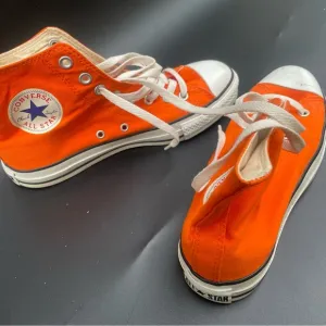 Converse Kids Orange High-Top Sneakers