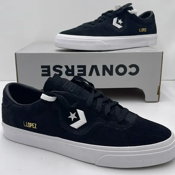 Converse Men's Black Sneakers 163261CLOUIE LOPEZ PRO OX BLACK/BLACK/WHITE