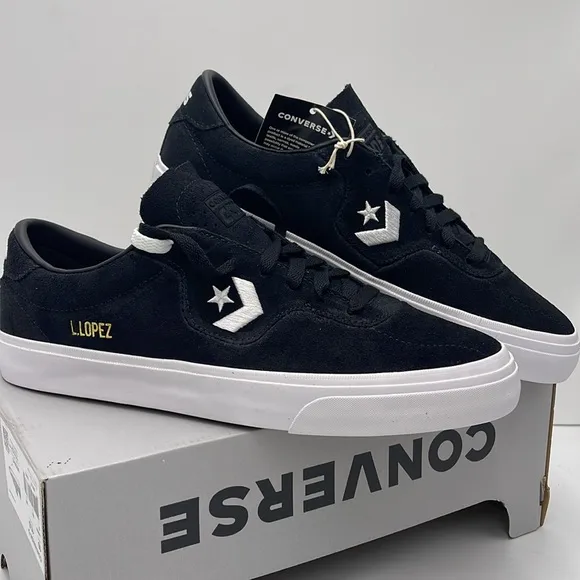 Converse Men's Black Sneakers 163261CLOUIE LOPEZ PRO OX BLACK/BLACK/WHITE