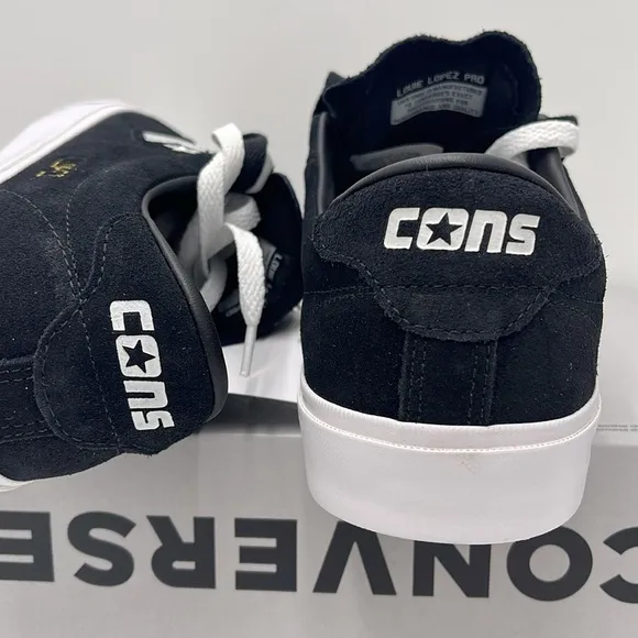 Converse Men's Black Sneakers 163261CLOUIE LOPEZ PRO OX BLACK/BLACK/WHITE