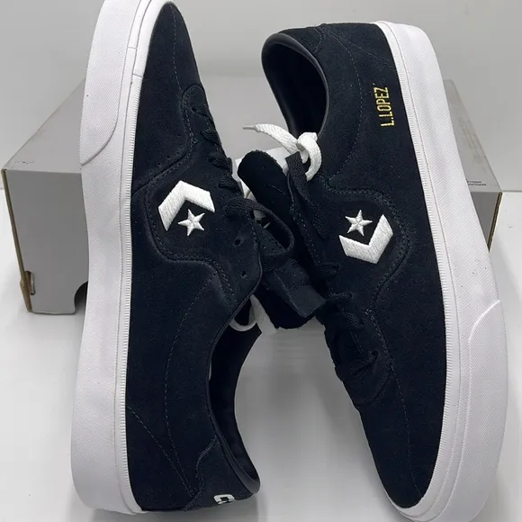 Converse Men's Black Sneakers 163261CLOUIE LOPEZ PRO OX BLACK/BLACK/WHITE