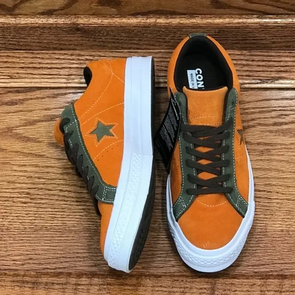 Converse One Star Ox Bold Mandarin Field Surplus Shoes