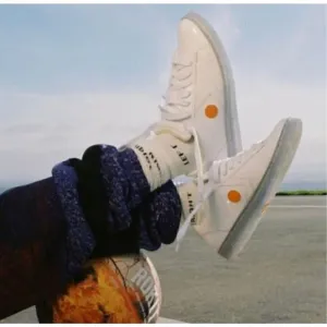 Converse Rockit SZ 9 - Women’s 10 1/2 orange and white pro leather