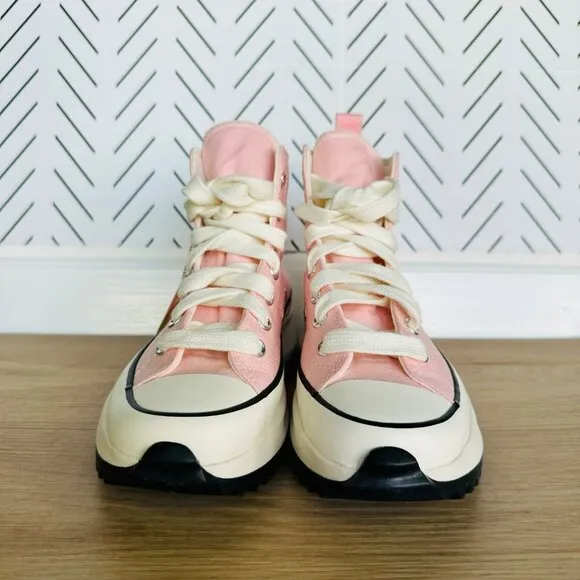 ❤️❤️❤️Converse Run Star Hike Platform 3D Flowers Hi 11 Women Shoes Pink A09801C