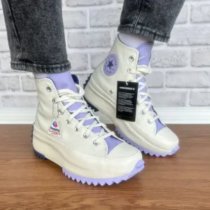 ⭐Converse Run Star Hike Platform Color Pop 8.5 Women Shoes Beige Purple A16188C