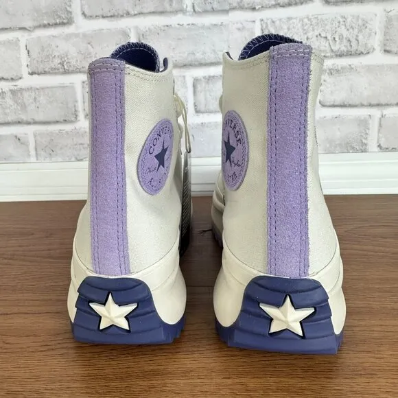 ⭐Converse Run Star Hike Platform Color Pop Sz 8 Men's Shoes Beige Purple A16188C