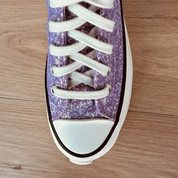 ❤️❤️Converse Run Star Hike Platform Hi Sz 5.5 Men's Shoes Purple Glitter A10096C